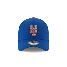 Load image into Gallery viewer, New York Mets New Era MLB 39THIRTY 3930 Flexfit Cap Hat Royal Blue Crown/Visor Dark Gray/Orange Logo 
