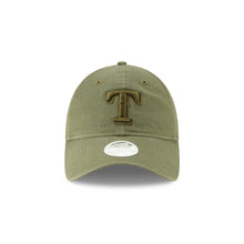 Load image into Gallery viewer, (Women) Texas Rangers New Era MLB 9TWENTY 920 Adjustable Cap Hat Olive Crown/Visor Olive Logo 
