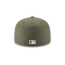 Load image into Gallery viewer, Boston Red Sox New Era MLB 59FIFTY 5950 Fitted Cap Hat Olive Crown/Visor White Logo
