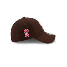 Load image into Gallery viewer, San Diego Padres New Era MLB 9FORTY 940 Adjustable Cap Hat Dark Brown Crown/Visor Pink Logo Mother&#39;s Day 2020
