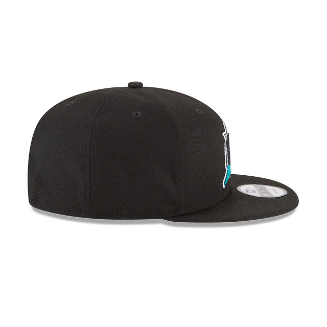 Florida Marlins New Era MLB 9FIFTY 950 Snapback Cap Hat Black Crown/Vi –  Capland