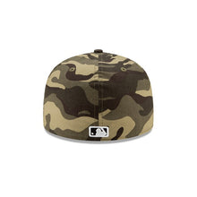 Load image into Gallery viewer, Los Angeles Dodgers New Era MLB 59FIFTY 5950 Fitted Cap Hat Camo (Desert) Crown/Visor White/Black Logo (Armed Forces Day)
