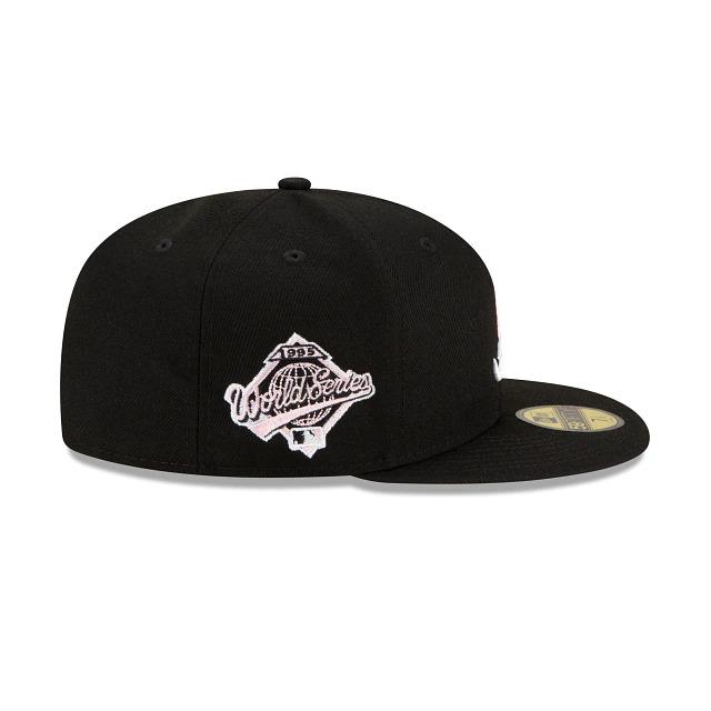 Atlanta Braves New Era MLB 59FIFTY 5950 Fitted Cap Hat Black Crown