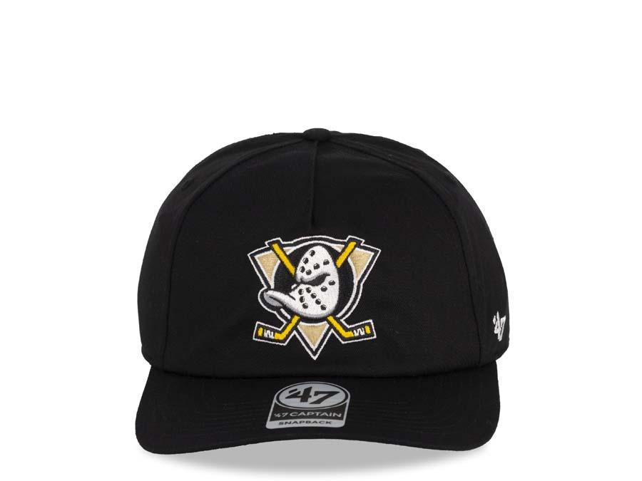Mighty Ducks '47 Brand NHL Snapback Cap Hat Black Crown