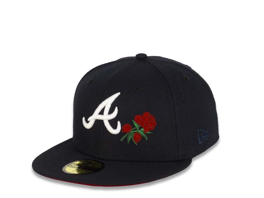 Atlanta Braves New Era Navy With The 2021 World Series Patch On Side  59FIFTY Fitted Hat