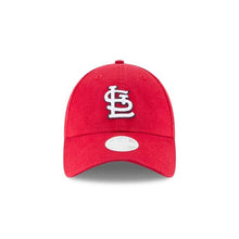 Load image into Gallery viewer, (Women) St. Louis Cardinals New Era 9TWENTY 920 Adjustable Cap Hat Team Color Red Crown/Visor White/Black Logo 
