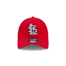 Load image into Gallery viewer, St. Louis Cardinals New Era 9TWENTY 920 Adjustable Cap Hat Team Color Red Crown/Visor Sky Blue/Black Logo Father&#39;s Day 2020
