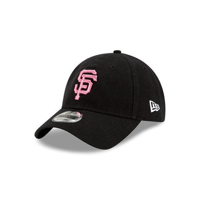 San Francisco Giants New Era MLB 9TWENTY 920 Adjustable Cap Hat Black Crown/Visor Pink Logo Mother's Day 2020