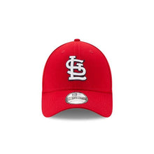 Load image into Gallery viewer, St. Louis Cardinals New Era MLB 39THIRTY 3930 Flexfit Cap Hat Team Color Red Crown/Visor White/Navy Logo
