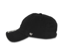 Load image into Gallery viewer, Los Angeles Dodgers &#39;47 MLB Clean Up Adjustable Cap Hat Black Crown/Visor White Logo Pink UV
