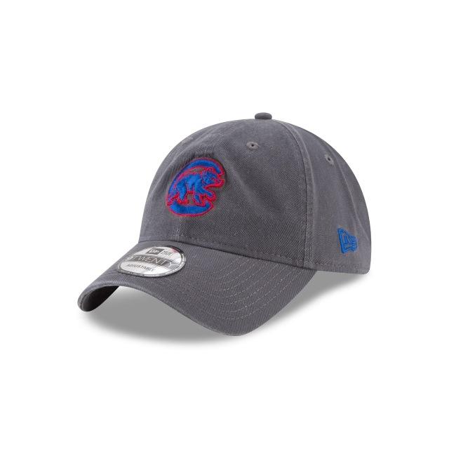 Chicago Cubs New Era MLB 9TWENTY 920 Adjustable Cap Hat Dark Gray Crown/Visor Royal Blue/Red 