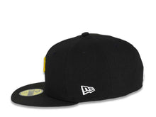 Load image into Gallery viewer, Pittsburgh Pirates New Era MLB 59FIFTY 5950 Fitted Cap Hat Team Color Black Crown/Visor Yellow Logo City Cluster

