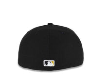 Load image into Gallery viewer, Pittsburgh Pirates New Era MLB 59FIFTY 5950 Fitted Cap Hat Team Color Black Crown/Visor Yellow Logo City Cluster
