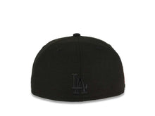 Load image into Gallery viewer, Los Angeles Dodgers New Era MLB 59FIFTY 5950 Fitted Cap Hat Black Crown/Visor White/Red/Sky Blue Logo Team Fire Flame
