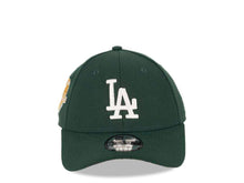 Load image into Gallery viewer, Los Angeles Dodgers New Era MLB 9FORTY 940 Adjustable Cap Hat Dark Green Crown/Visor White Logo 50th Anniversary Side Patch
