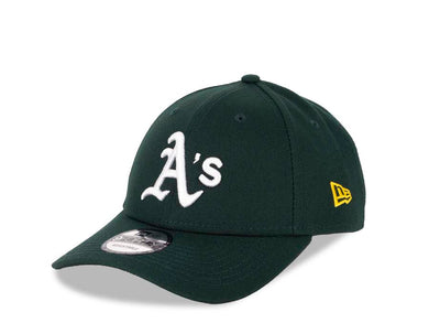 Oakland Athletics New Era MLB 9FORTY 940 Adjustable Cap Hat Green Crown/Visor White Logo Alternate Back Logo