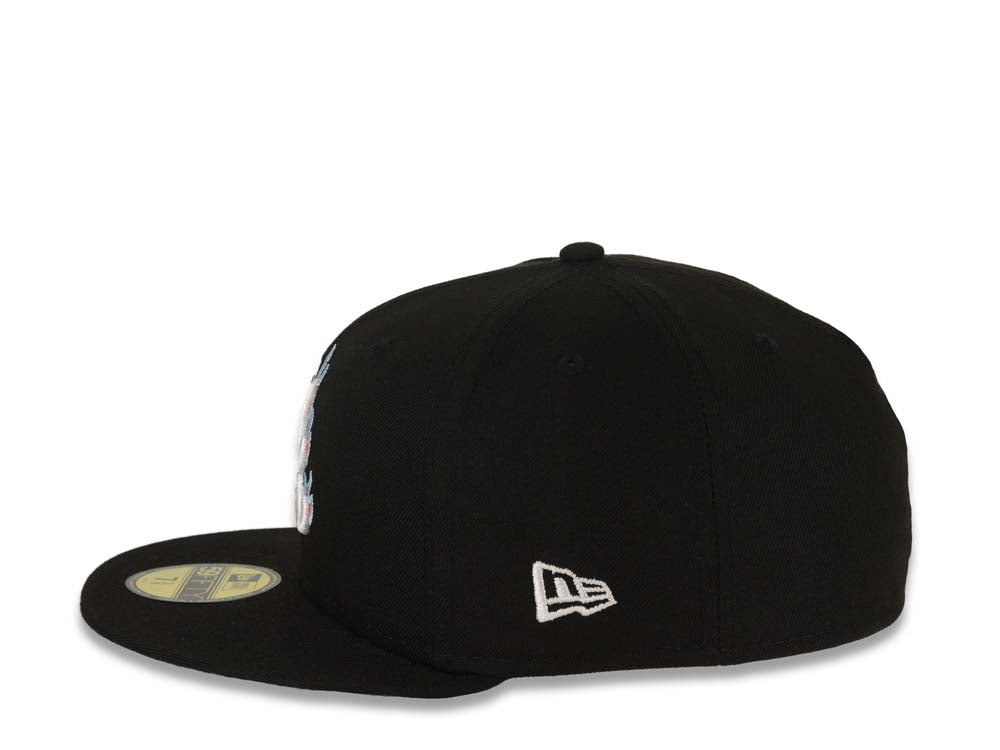 Atlanta Braves ブラック ニューエラ 5950 Atlanta Braves New Era 5950 59Fifty Fitted Trucker Cap – The
