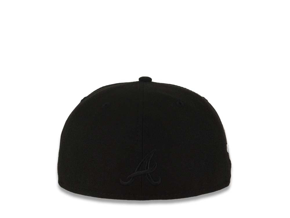 Atlanta Braves New Era MLB 59FIFTY 5950 Fitted Cap Hat Black
