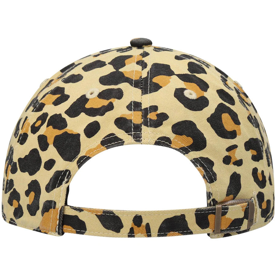 【47 Brand】MLB Leopard Baseball Hat ヒョウ柄 キャップ★ Women) San Diego Padres '47 Brand MLB Clean Up Adjustable