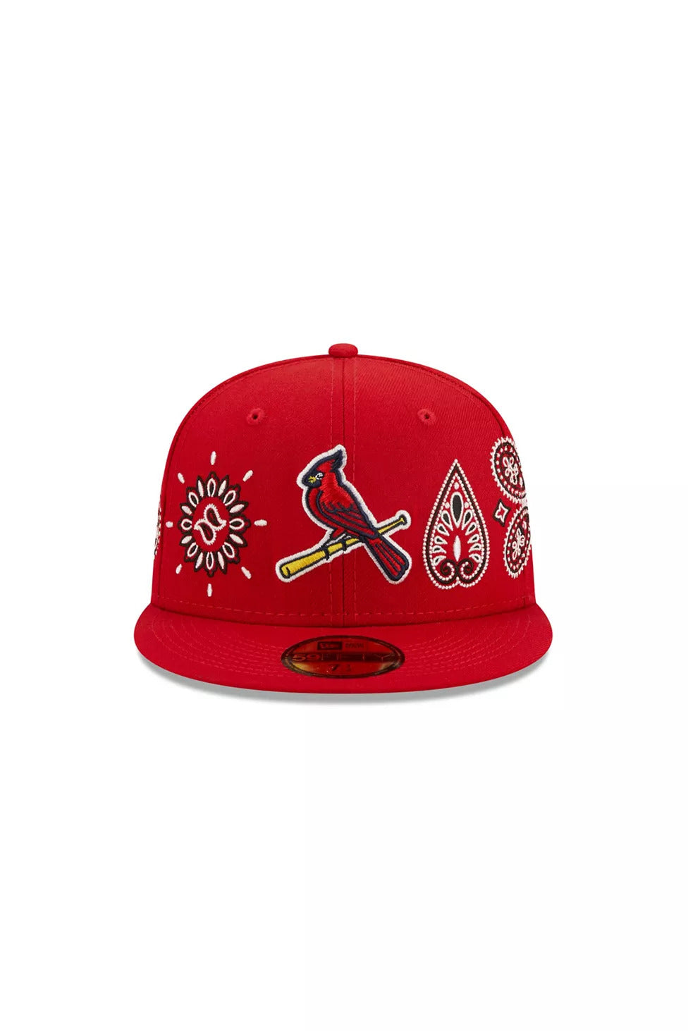 New Era St Louis Cardinals Men Hat (Red Scarlet Gold)