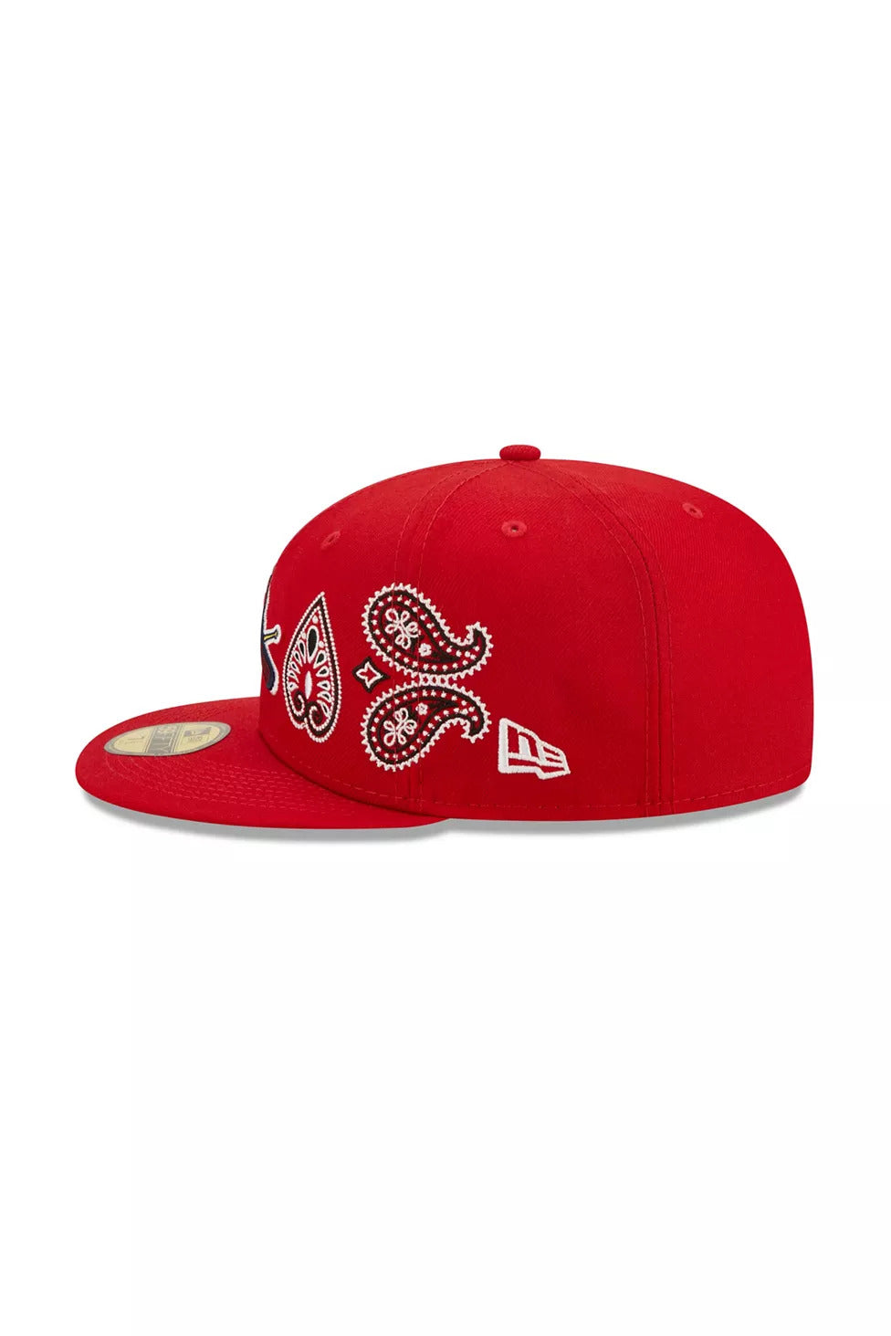 New Era 59FIFTY St. Louis Cardinals Paisley Fitted Hat in Red, Men's at Urban Outfitters