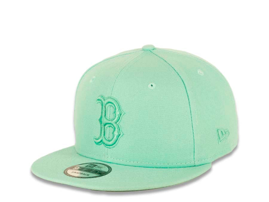 Boston Red Sox New Era MLB 9FIFTY 950 Snapback Cap Hat Blue Tint Crown/Visor Blue Tint Logo (Color Pack)