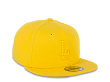 Load image into Gallery viewer, Los Angeles Dodgers New Era MLB 9FIFTY 950 Snapback Cap Hat Yellow Crown/Visor Yellow Logo (Color Pack)
