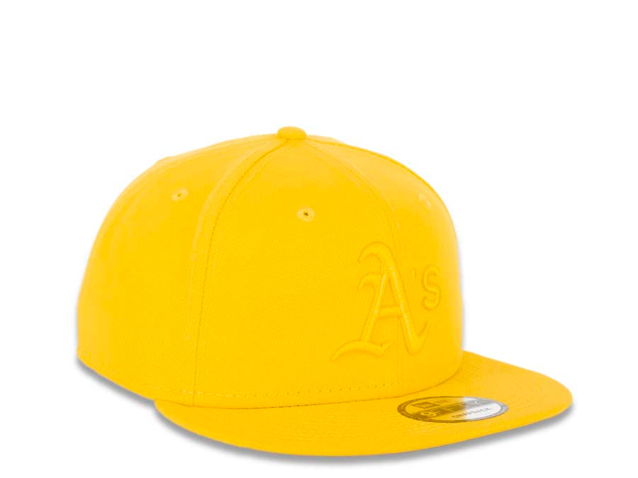 Oakland Athletics Basic 950 Adjustable Snapback Cap – Green & Yellow, New Era, NWT