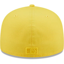 Load image into Gallery viewer, San Diego Padres New Era MLB 59FIFTY 5950 Color Pack Snapback Cap Hat Yellow Crown/Visor Yellow Logo
