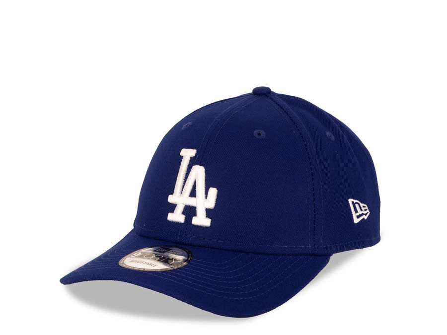 Los Angeles Dodgers New Era MLB 9FORTY 940 Adjustable Cap Hat Royal Blue Crown/Visor White Logo Mascot Back Logo