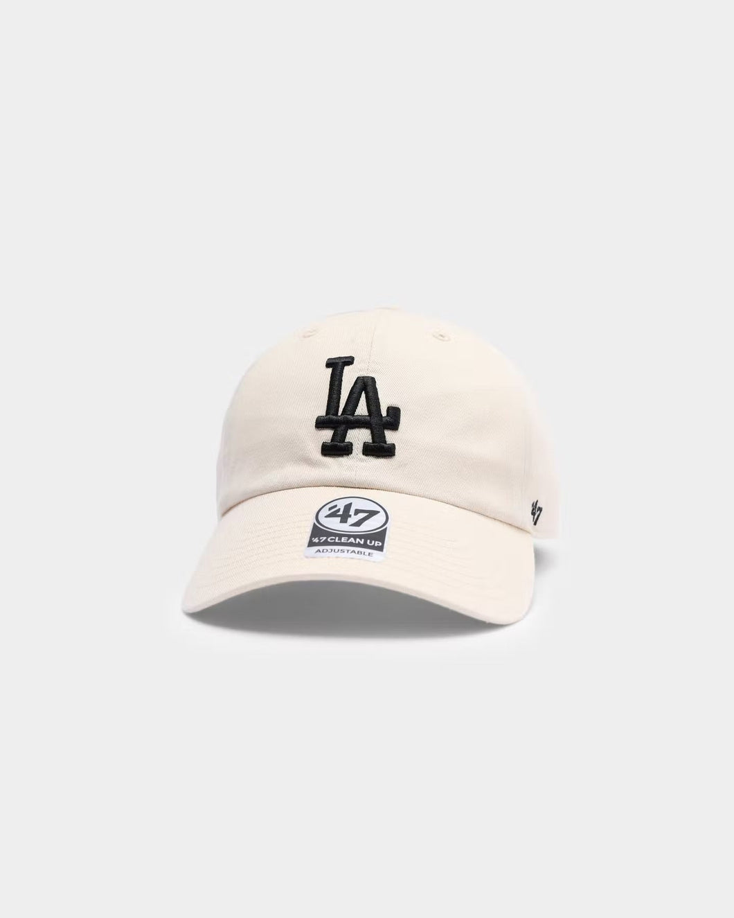 Buy '47 Brand Los Angeles LA Dodgers Clean Up MLB Dad Hat Cap Black/White  at