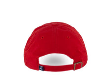 Load image into Gallery viewer, Atlanta Braves &#39;47 Brand MLB Clean Up Adjustable Cap Hat Red Crown/Visor White Logo 
