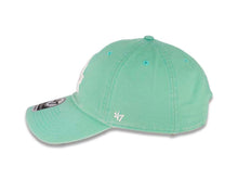 Load image into Gallery viewer, Los Angeles Dodgers &#39;47 Brand MLB Clean Up Adjustable Color Pack Cap Hat Blue Tint Crown/Visor White Logo 
