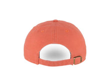Load image into Gallery viewer, Los Angeles Dodgers &#39;47 Brand MLB Clean Up Adjustable Cap Hat Orange Crown/Visor White Logo 
