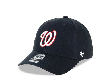 Washington Nationals '47 MLB MVP Adjustable Cap Hat Navy Crown/Visor White/Red Logo 