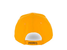 Load image into Gallery viewer, San Diego Padres &#39;47 MLB MVP Adjustable Cap Hat Gold Crown/Visor Dark Brown Logo 
