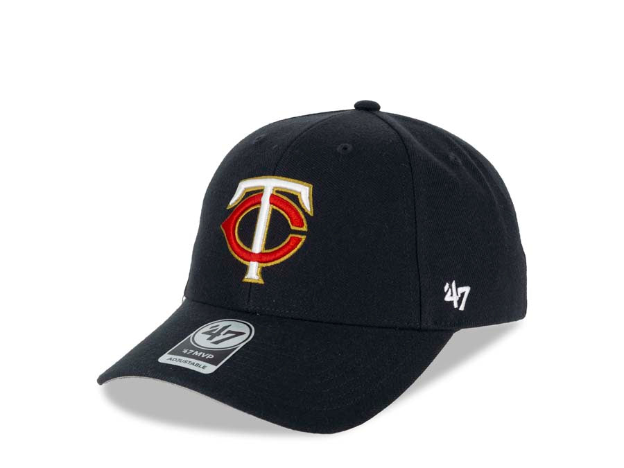 Minnesota Twins '47 MLB MVP Adjustable Cap Hat Navy Crown/Visor Team Color Logo 