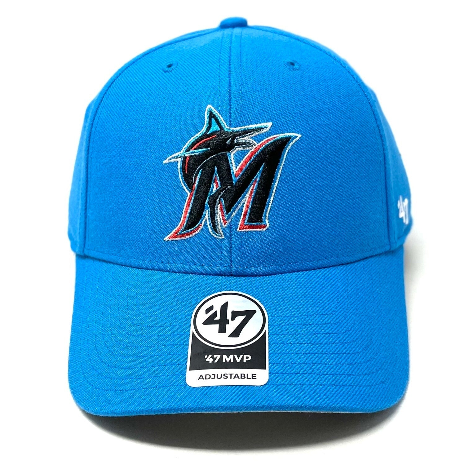 Atlanta Braves '47 MLB MVP Adjustable Cap Hat Sky Blue Crown/Visor