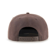 Load image into Gallery viewer, San Diego Padres &#39;47 Brand MLB Snapback Cap Hat Brown Crown/Visor Yellow Logo 
