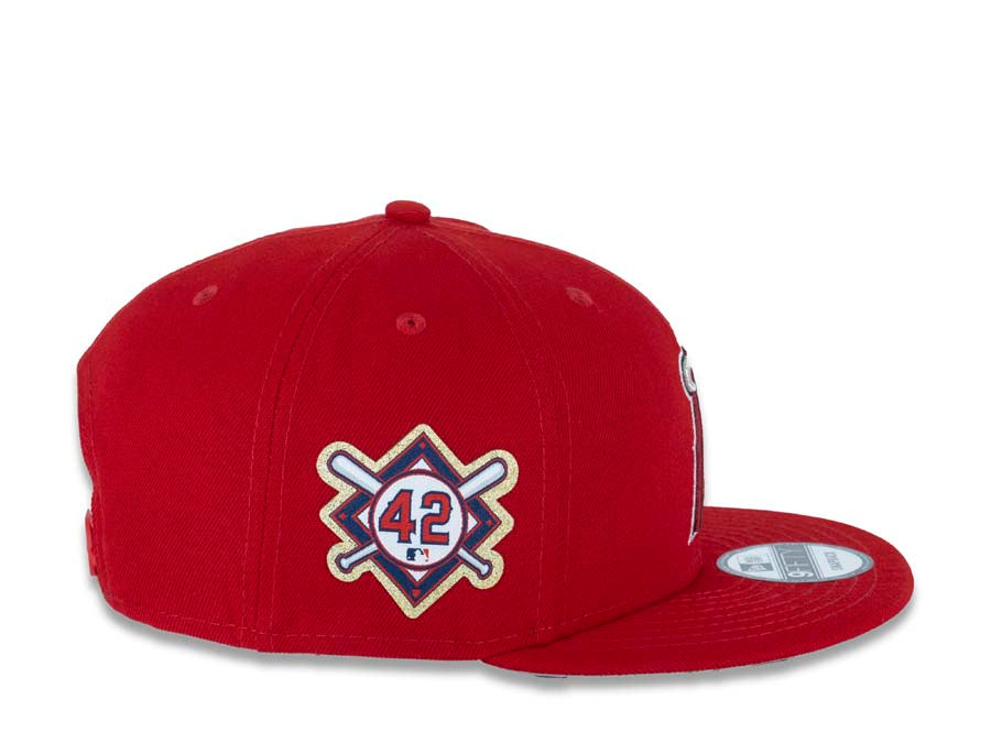 Los Angeles Angels New Era Team Color Trucker 9FIFTY Snapback Hat - Red