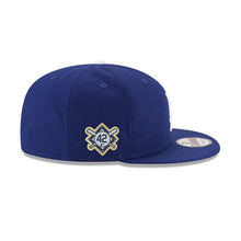 Load image into Gallery viewer, Los Angeles Dodgers New Era MLB 9FIFTY 950 Snapback Cap Hat Royal Blue Crown/Visor White Logo Jackie Robinson Day Side Patch

