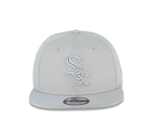 Load image into Gallery viewer, Chicago White Sox New Era MLB 9FIFTY 950 Snapback Color Pack Cap Hat Medium Silver Crown/Visor Medium Silver Logo 
