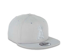 Load image into Gallery viewer, Los Angeles Anaheim Angels New Era MLB 9FIFTY 950 Snapback Color Pack Cap Hat Medium Silver Crown/Visor Medium Silver Logo 
