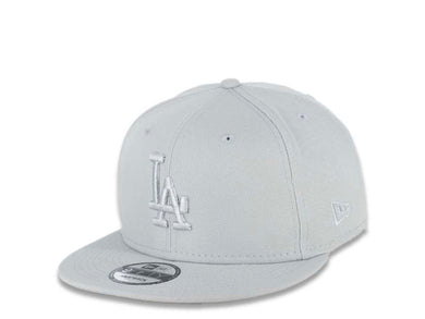 Los Angeles Dodgers New Era MLB 9FIFTY 950 Snapback Color Pack Cap Hat Medium Silver Crown/Visor Medium Silver Logo 