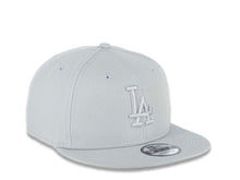 Load image into Gallery viewer, Los Angeles Dodgers New Era MLB 9FIFTY 950 Snapback Color Pack Cap Hat Medium Silver Crown/Visor Medium Silver Logo 

