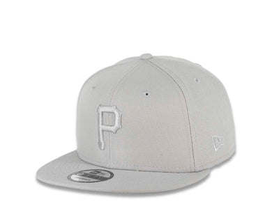 Pittsburgh Pirates New Era MLB 9FIFTY 950 Snapback Color Pack Cap Hat Medium Silver Crown/Visor Medium Silver Logo 