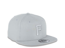 Load image into Gallery viewer, Pittsburgh Pirates New Era MLB 9FIFTY 950 Snapback Color Pack Cap Hat Medium Silver Crown/Visor Medium Silver Logo 
