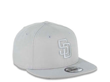 Load image into Gallery viewer, San Diego Padres New Era MLB 9FIFTY 950 Snapback Color Pack Cap Hat Medium Silver Crown/Visor Medium Silver Logo 
