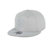 Load image into Gallery viewer, San Francisco Giants New Era MLB 9FIFTY 950 Snapback Color Pack Cap Hat Medium Silver Crown/Visor Medium Silver Logo 
