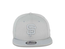 Load image into Gallery viewer, San Francisco Giants New Era MLB 9FIFTY 950 Snapback Color Pack Cap Hat Medium Silver Crown/Visor Medium Silver Logo 
